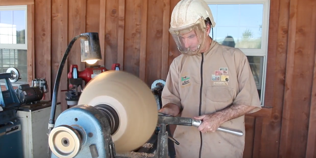 Quality wood lathe turning Mahoney bowl gouge made in America